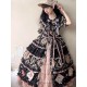 Miss Point Cat Rose Tea Open Front Deluxe Long One Piece(Reservation/Full Payment Without Shipping)